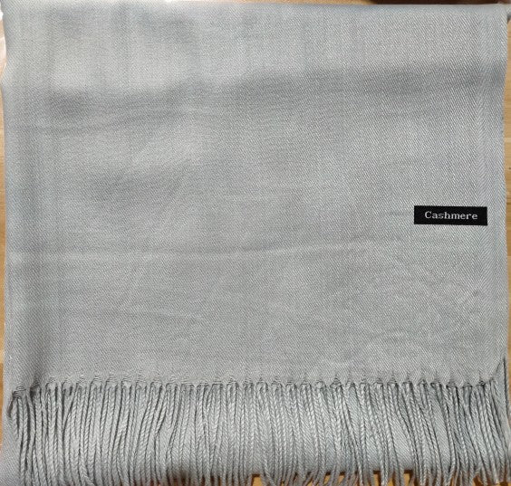 Soft Ladies Shawl - Light Grey