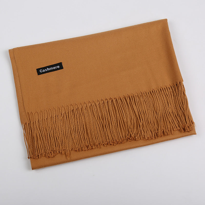 Soft Ladies Shawl - Light Brown