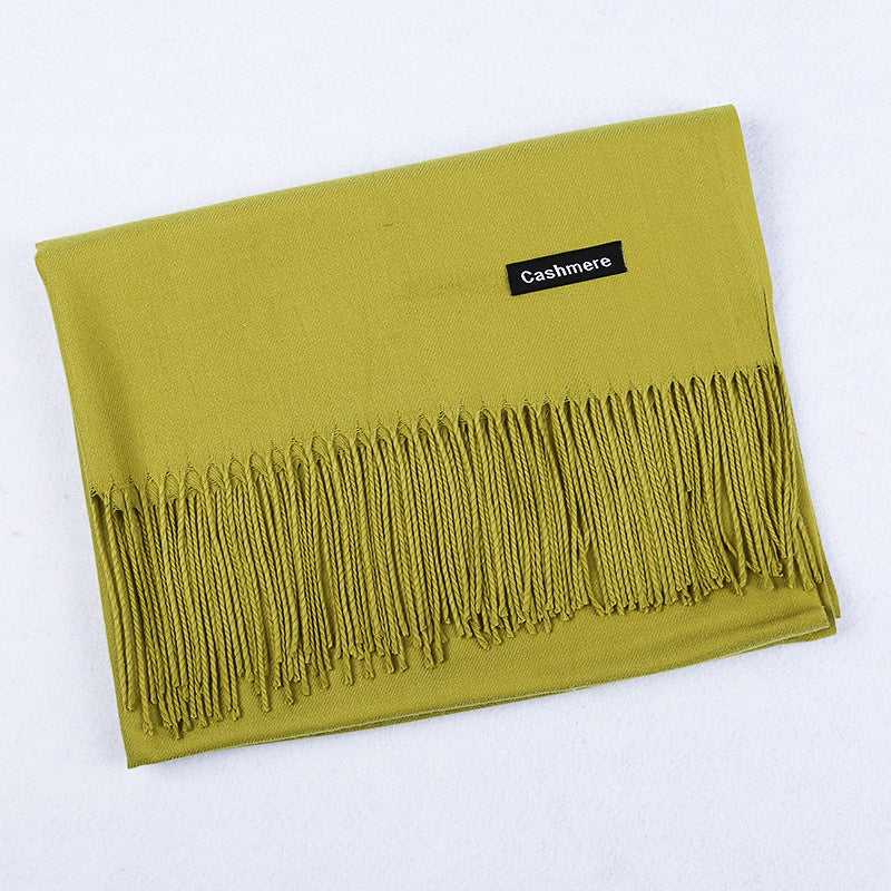 Soft Ladies Shawl - Lime Green