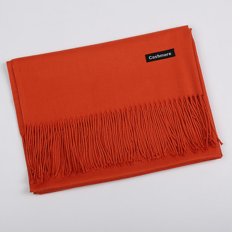 Soft Ladies Shawl - Orange