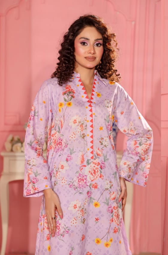 Digital Lawn 2-Piece - Pink Patterned