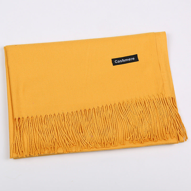 Soft Ladies Shawl - Yellow
