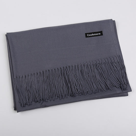 Soft Ladies Shawl - Dark Grey
