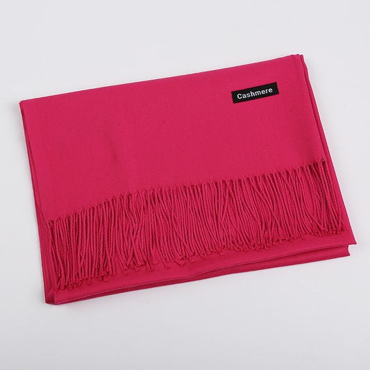 Soft Ladies Shawl - Dark Red