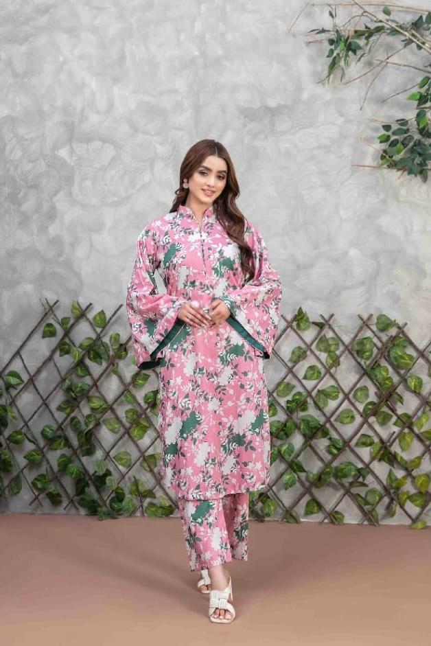 Pink Digital Printed Lawn Suit