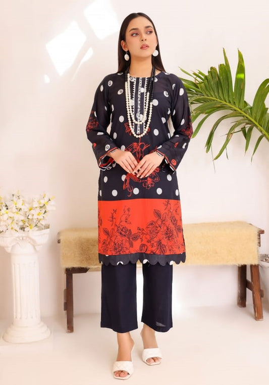 Black Printed Kurti